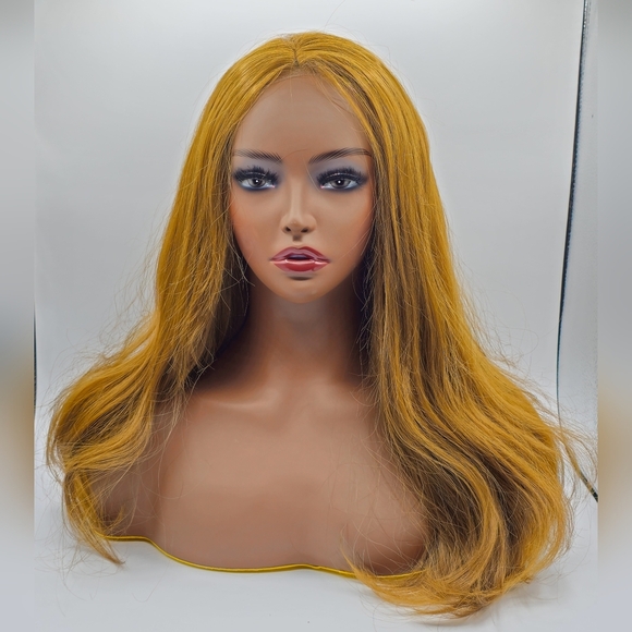 Uniwigs Olivia Olive Brown Wavy Synthetic Lace Front Wig - Picture 2 of 9